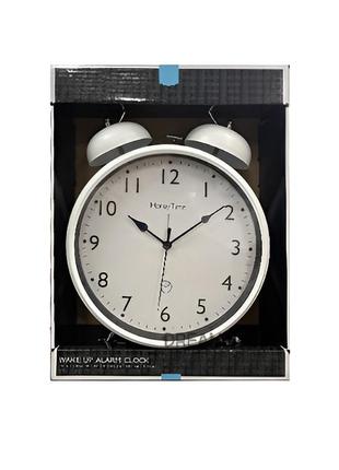 Годинник будильник на батарейці аа настільний годинник з будильником 20,5 см2 фото