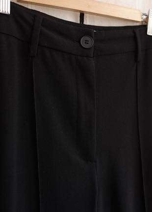 Черные прямые брюки от bershka размер xl-xxl4 фото