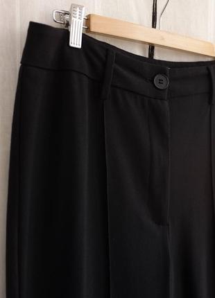 Черные прямые брюки от bershka размер xl-xxl9 фото