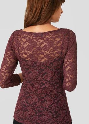 Кружевная блуза yessica by c&a батал этикетка2 фото