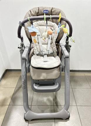 Стульчик для кормления chicco polly magic relax new (б/у)