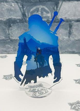 Акриловая коллекционная фигурка ведьмак, the witcher 1 16 cм