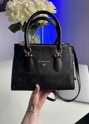 Michael kors marilyn large logo black mk