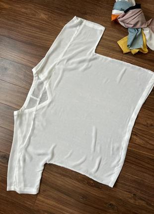 Белая блуза из шифона прозрачная soyaconcept5 фото