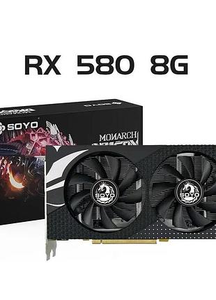 Видеокарта radeon rx 580 8g gddr5 256bit black white