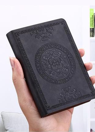 Мини-блокнот в винтажном стиле. коричневый