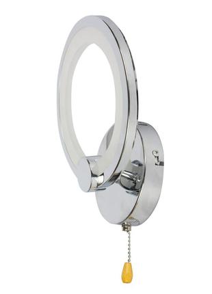 Светильник светодиодный настенный, led бра sunlight хром 5332/1w