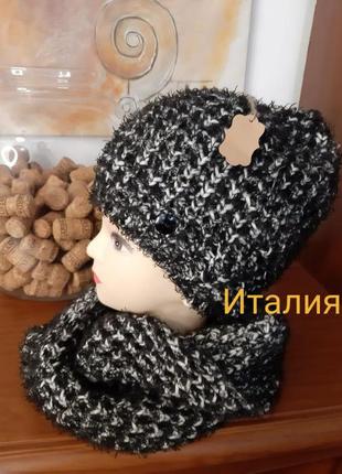 Комплект шапка снуд итальялия