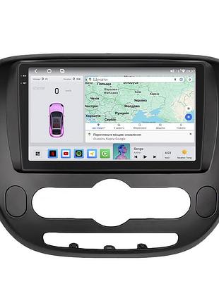 Штатна магнітола lesko для kia soul ii 2013-2016 екран 9" 4/64 qled carplay 4g wi-fi gps 360 prime 2 шт.