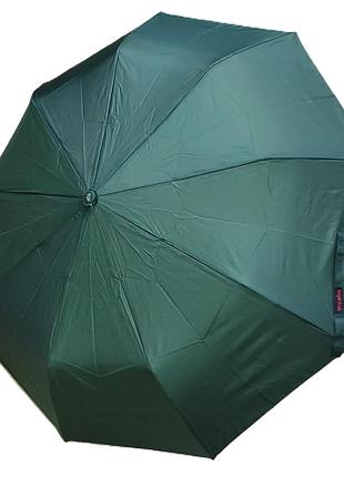 Зонт женский зеленый однотонный toprain 9 спиц 