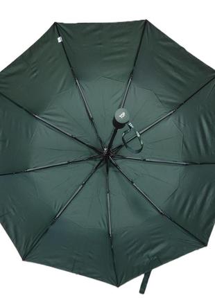 Зонт женский зеленый однотонный toprain 9 спиц 