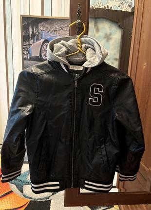 Кожаная куртка h&m 9-10 лет