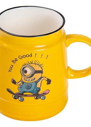 Кухоль 550 мл подарункова міньйона чашка жовтий shop
