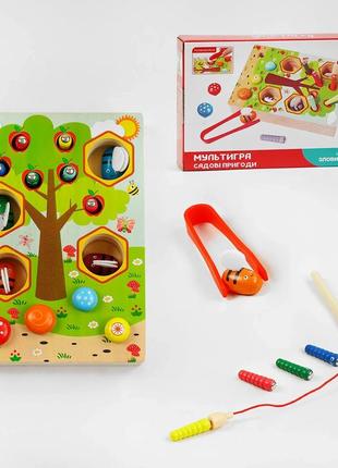 Деревянная игра, развитие мелкой моторики рук
