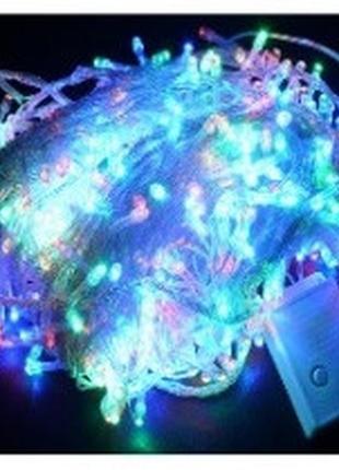 Гірлянда rd-9033 діод 300led провід-білий, колір ламп-синій (50)