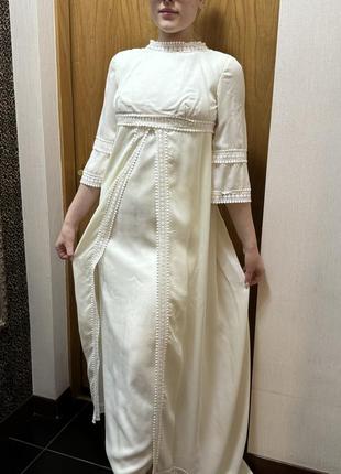 Біла сукня максі,довга сукня,вечірня сукня,біла сукня,весільна сукня,святкова сукня3 фото