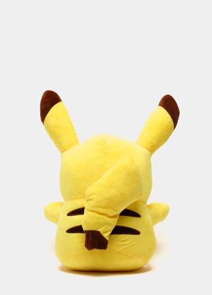 Мягкая плюшевая игрушка для детей покемон пикачу 30 см, желтая8 фото
