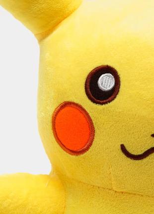 Мягкая плюшевая игрушка для детей покемон пикачу 30 см, желтая9 фото