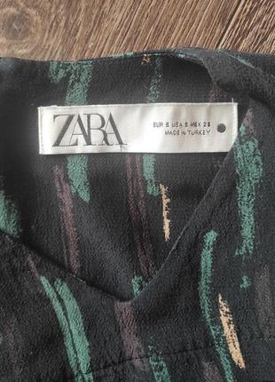 Zara короткa сукня з принтом s10 фото