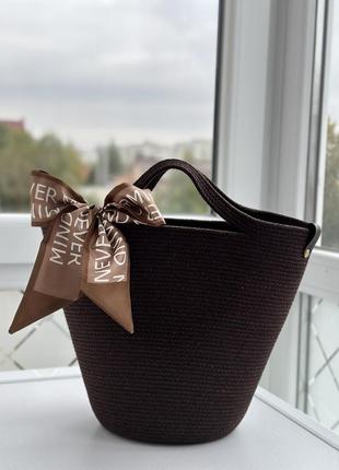 Шопер з бавовняного шнура в наявності