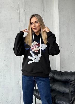 Худи с капюшоном на флисе 8