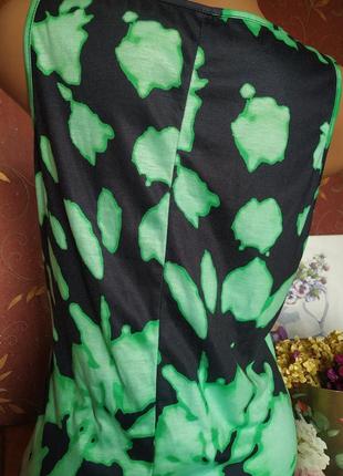 Платье миди с разрезом неоновый принт от shein8 фото