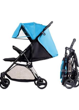 Коляска ninos mini 2 light blue