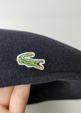 Lacoste flat cap шерстяна кепка жиганка5 фото