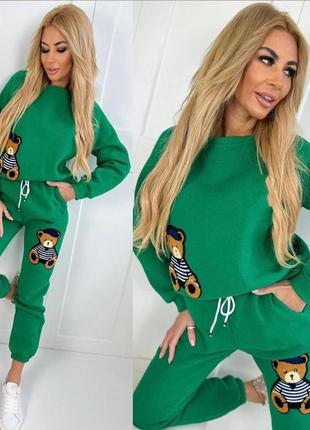 Женский спортивный костюм, 3 цвета, 42-44-46-48-50-52 размеры