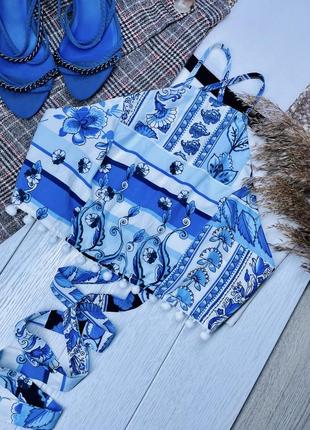 Новый короткий топ shein xs s топ на завязке