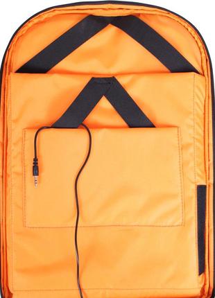 Рюкзак для ноутбука bagland advantage 23 л. черный5 фото