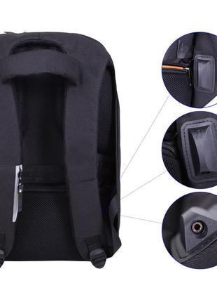 Рюкзак для ноутбука bagland advantage 23 л. черный2 фото