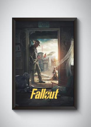 Постер серіалу фолаут в рамці / плакат fallout2 фото