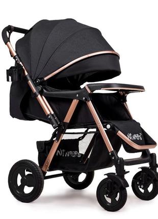Прогулянкова коляска ninos maxi black
