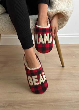 Домашние тапочки 590814 красные