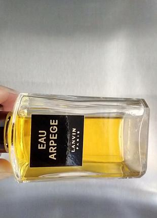 Lanvin eau arpege for women 50мл винтаж
