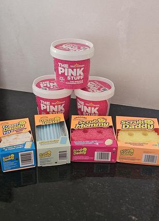 Губка scrub daddy. scrub mommy