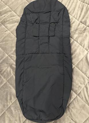 Cybex priam black platinum чохол для ніг/ чехол для ног конверт