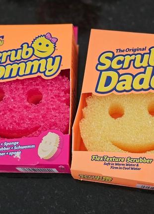 Губка scrub daddy. scrub mommy