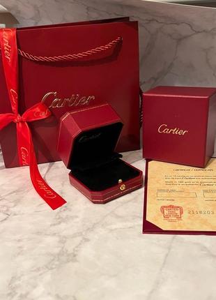 Коробочка cartier для кільця, сережок, браслета