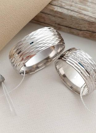 Пара серебряных обручек