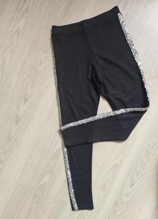 Лосины черные плотные next р.140-146