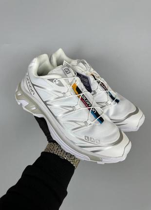 Salomon xt-6 white 6