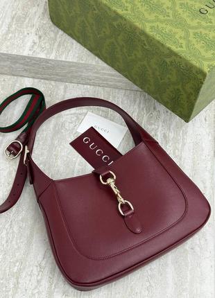 Сумка в стилі gucci jakie 1961 марсал