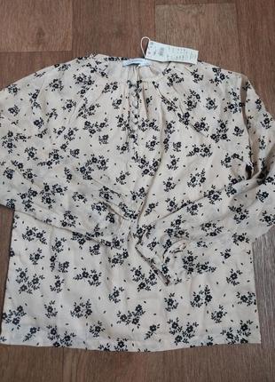 Блузка бежевая 7-9 лет 7