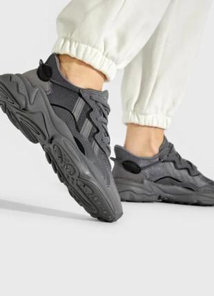 Кроссовки adidas ozweego grey