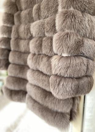 Шуба-трансформер з натурального песцю