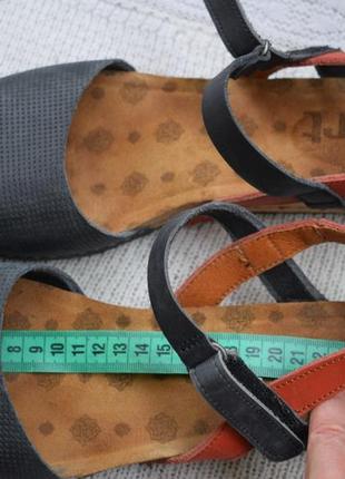 Шкіряні літні туфлі босоніжки сандалі сандалії the art р. 41 26,5 см8 фото
