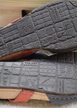 Шкіряні літні туфлі босоніжки сандалі сандалії the art р. 41 26,5 см10 фото