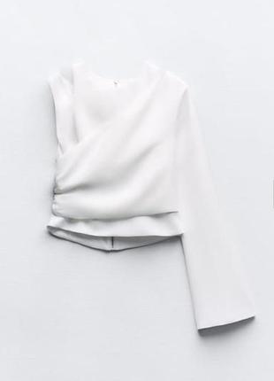 Топ zara асимметричный